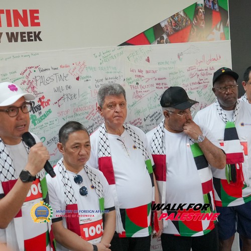 Race photo from WALK FOR PALESTINE