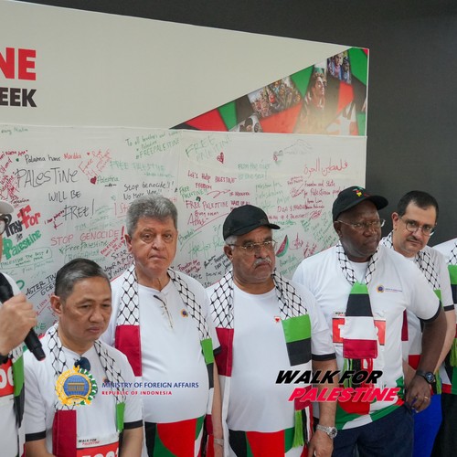 Race photo from WALK FOR PALESTINE