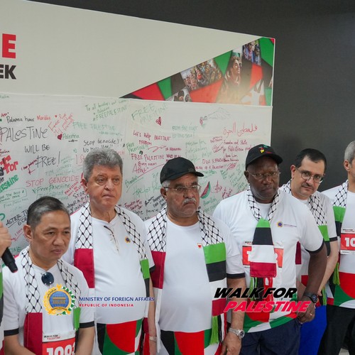 Race photo from WALK FOR PALESTINE