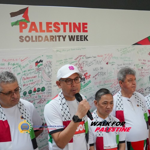 Race photo from WALK FOR PALESTINE