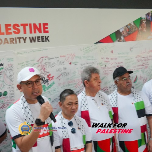 Race photo from WALK FOR PALESTINE