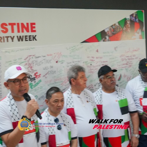 Race photo from WALK FOR PALESTINE