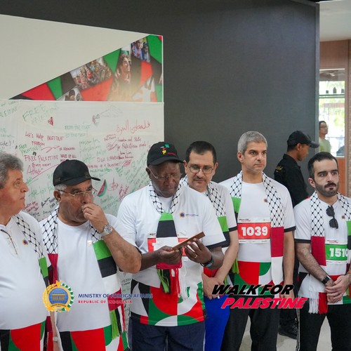 Race photo from WALK FOR PALESTINE