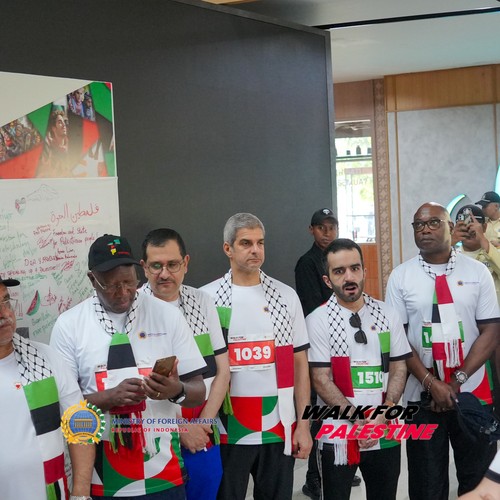 Race photo from WALK FOR PALESTINE