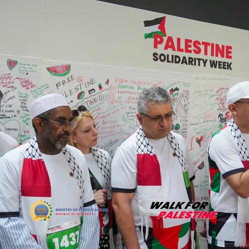 Race photo from WALK FOR PALESTINE