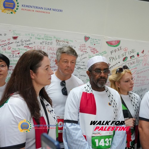 Race photo from WALK FOR PALESTINE