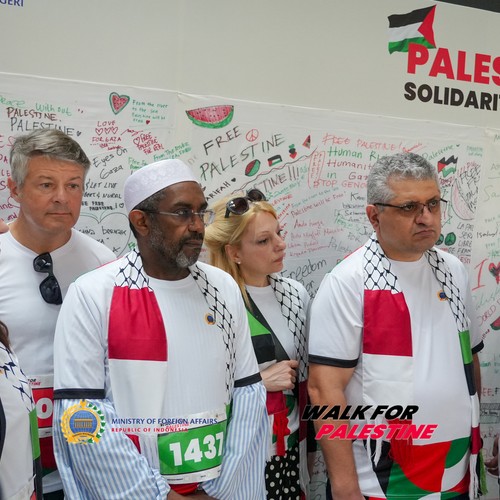Race photo from WALK FOR PALESTINE