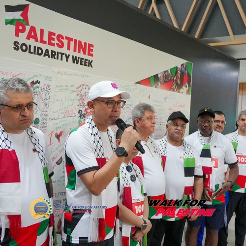 Race photo from WALK FOR PALESTINE
