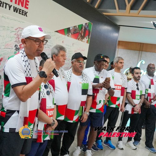 Race photo from WALK FOR PALESTINE