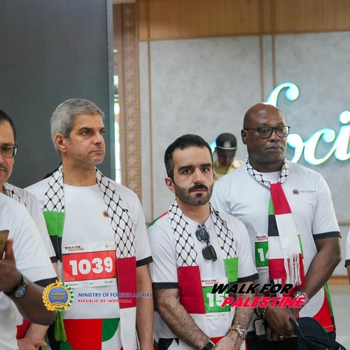 Race photo from WALK FOR PALESTINE