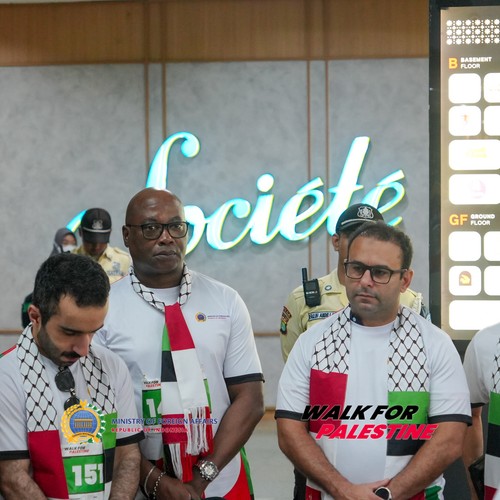 Race photo from WALK FOR PALESTINE