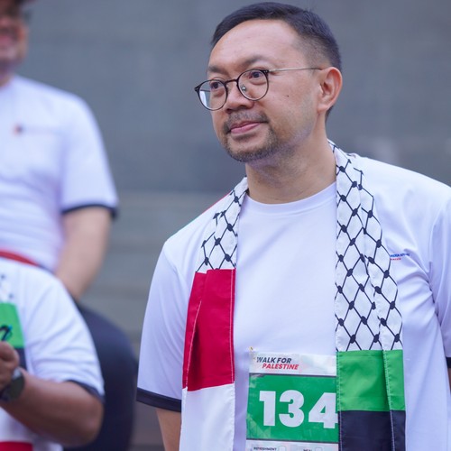 Race photo from WALK FOR PALESTINE