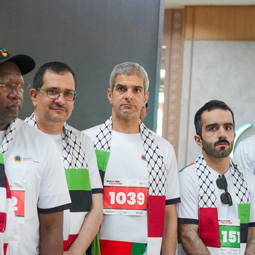 Race photo from WALK FOR PALESTINE