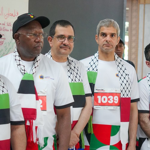 Race photo from WALK FOR PALESTINE