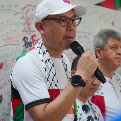 Race photo from WALK FOR PALESTINE