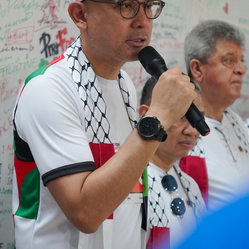 Race photo from WALK FOR PALESTINE