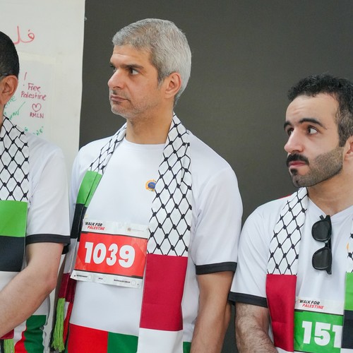 Race photo from WALK FOR PALESTINE