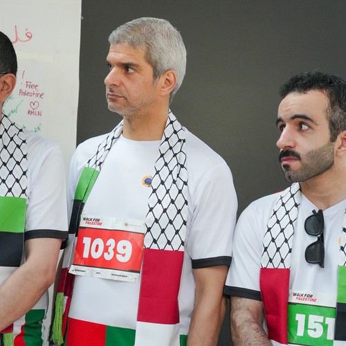 Race photo from WALK FOR PALESTINE