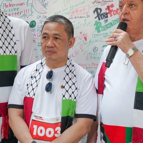 Race photo from WALK FOR PALESTINE