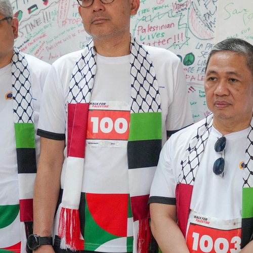 Race photo from WALK FOR PALESTINE