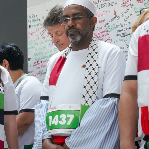 Race photo from WALK FOR PALESTINE