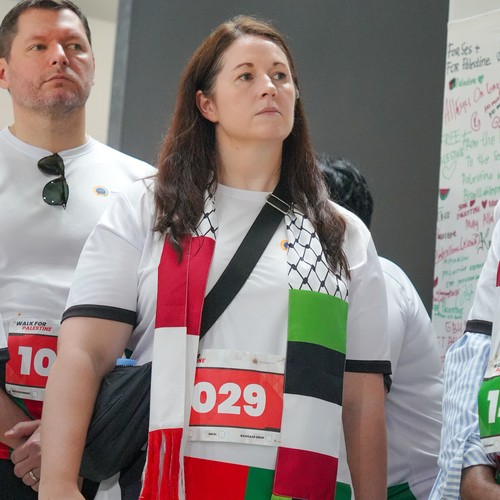 Race photo from WALK FOR PALESTINE