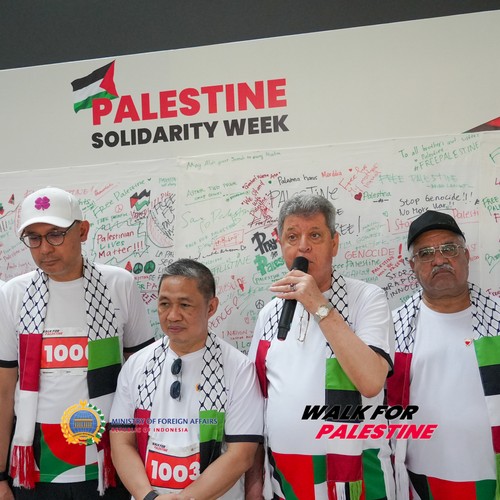 Race photo from WALK FOR PALESTINE