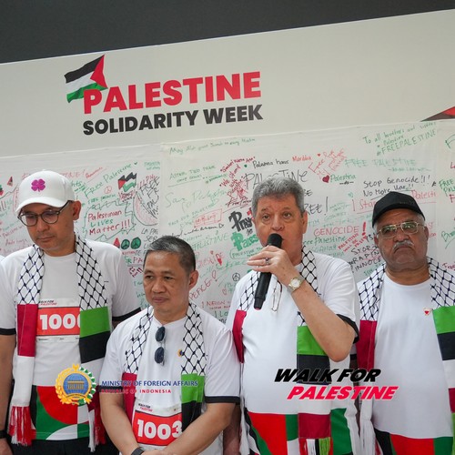 Race photo from WALK FOR PALESTINE