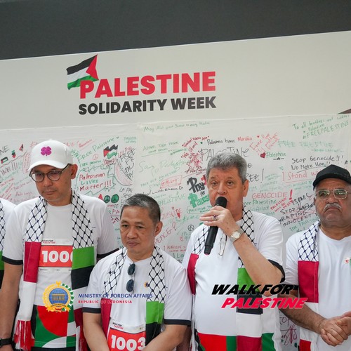 Race photo from WALK FOR PALESTINE