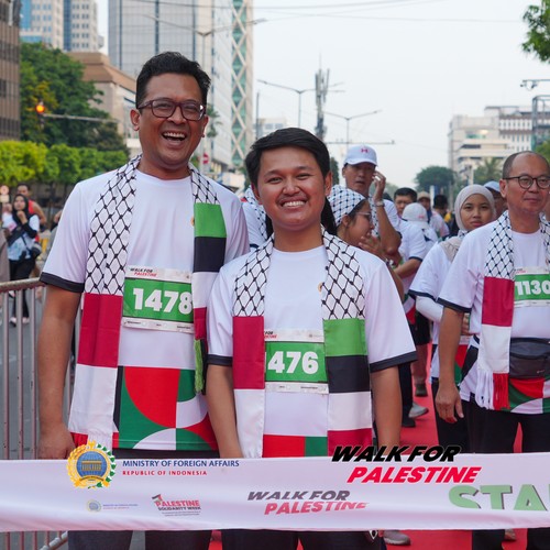 Race photo from WALK FOR PALESTINE