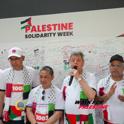 Race photo from WALK FOR PALESTINE