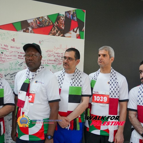 Race photo from WALK FOR PALESTINE