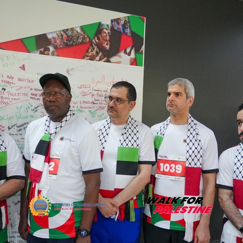 Race photo from WALK FOR PALESTINE