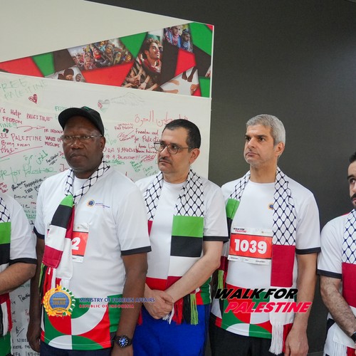 Race photo from WALK FOR PALESTINE