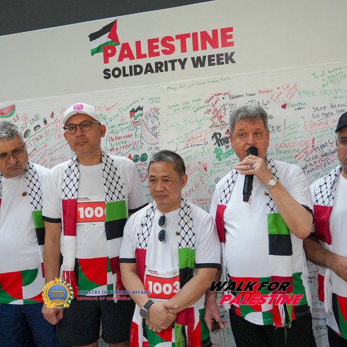 Race photo from WALK FOR PALESTINE