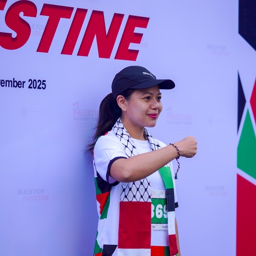 Race photo from WALK FOR PALESTINE