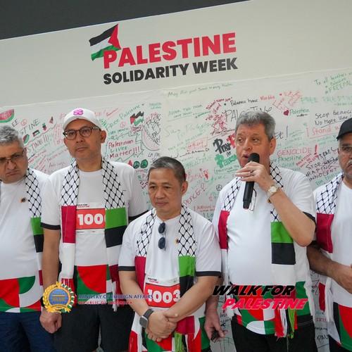 Race photo from WALK FOR PALESTINE