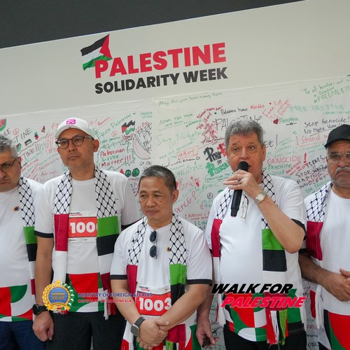 Race photo from WALK FOR PALESTINE