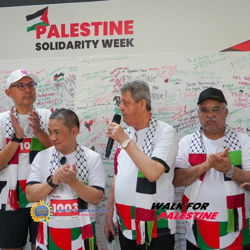 Race photo from WALK FOR PALESTINE