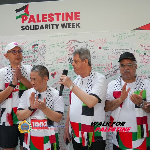 Race photo from WALK FOR PALESTINE