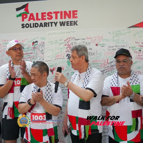 Race photo from WALK FOR PALESTINE