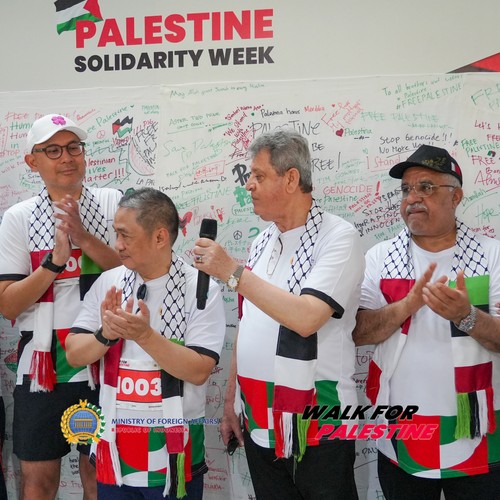 Race photo from WALK FOR PALESTINE