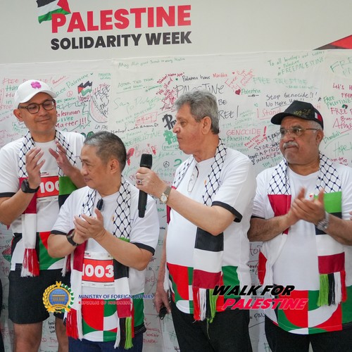 Race photo from WALK FOR PALESTINE