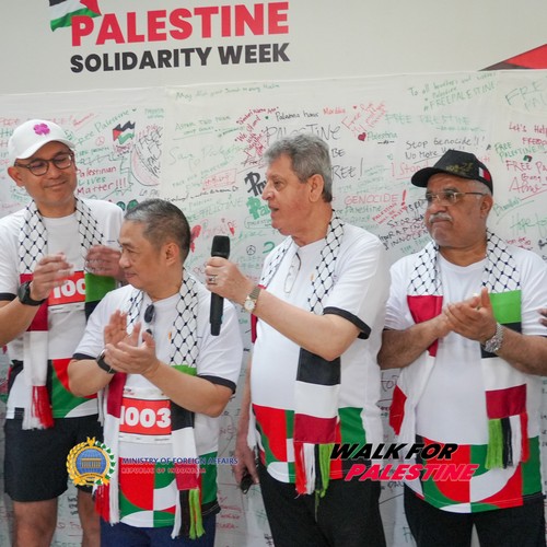 Race photo from WALK FOR PALESTINE