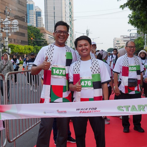 Race photo from WALK FOR PALESTINE