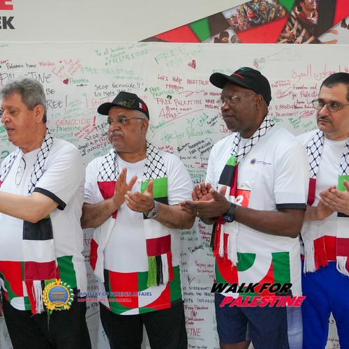 Race photo from WALK FOR PALESTINE