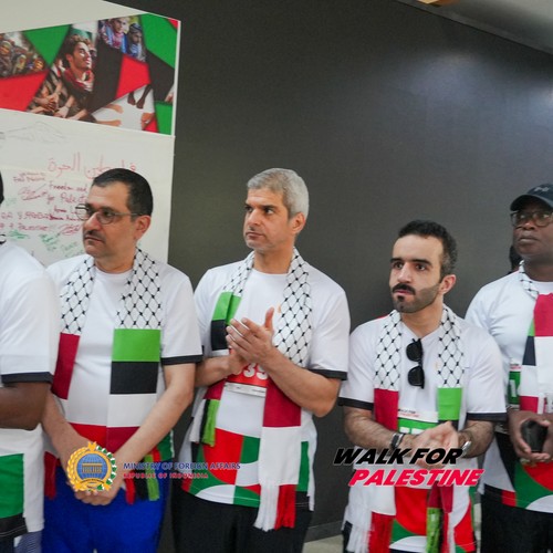 Race photo from WALK FOR PALESTINE