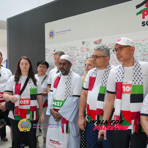 Race photo from WALK FOR PALESTINE