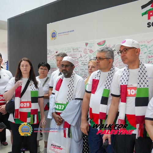 Race photo from WALK FOR PALESTINE