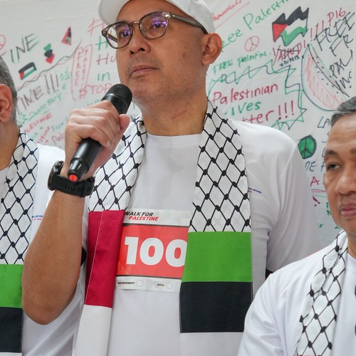 Race photo from WALK FOR PALESTINE